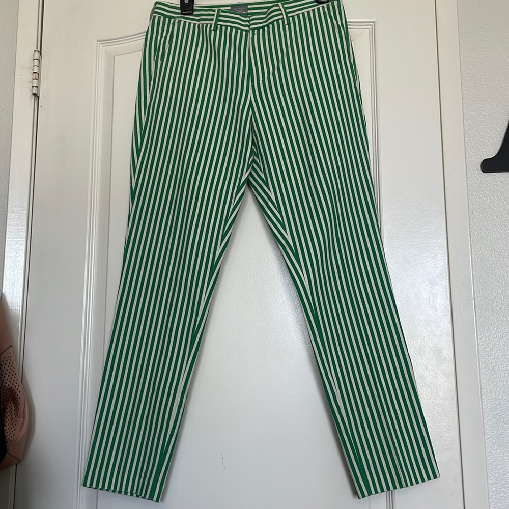 New Haven Green/white pinstripe pants